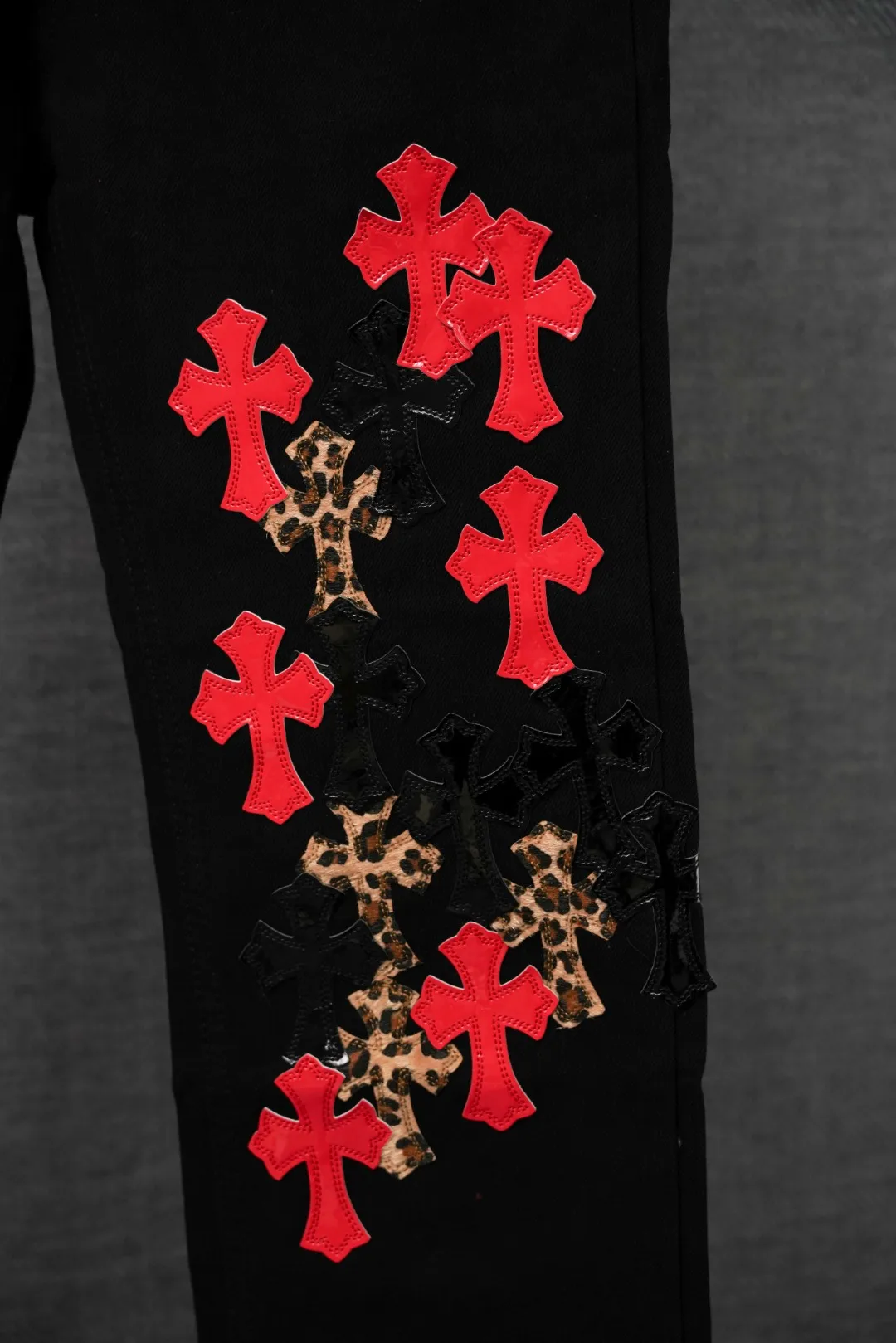 ：S 020 & Chrome Hearts Same Style ：Black Size：28 30 32 34 （S-XL)